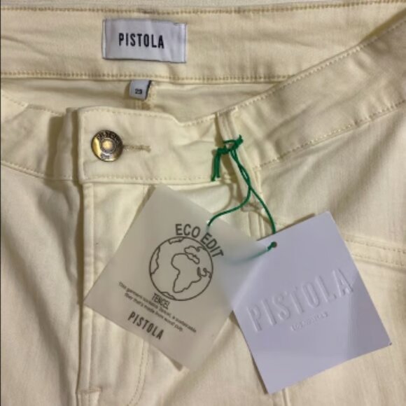 PISTOLA Women's Eco Edit Cropped Pants w Zipper Accents Size 29x26 - Picture 6 of 8